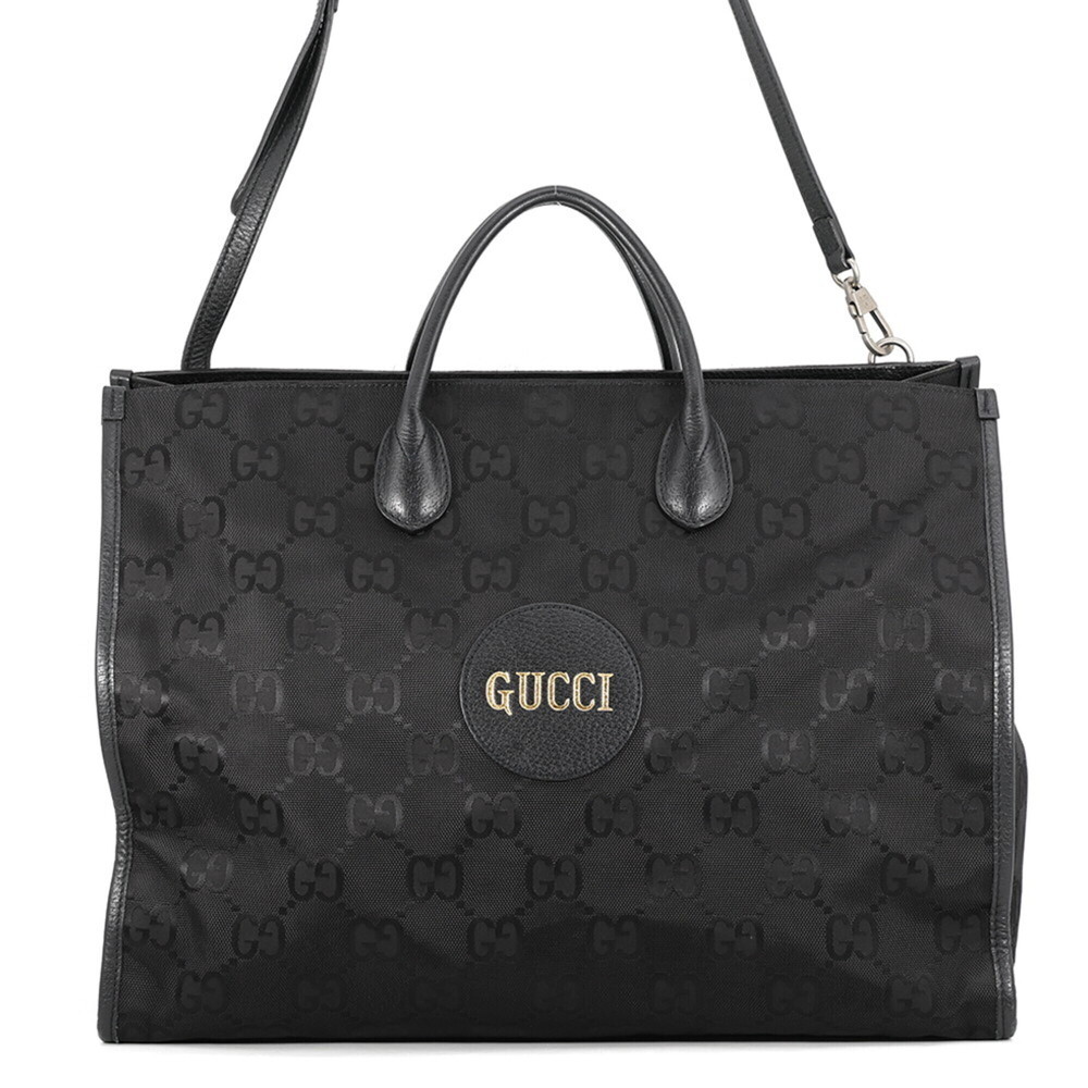 Gucci GG Nylon Off The Grid Tote Bag 630353 GUCCI Handbag 2-way Shoulder Black